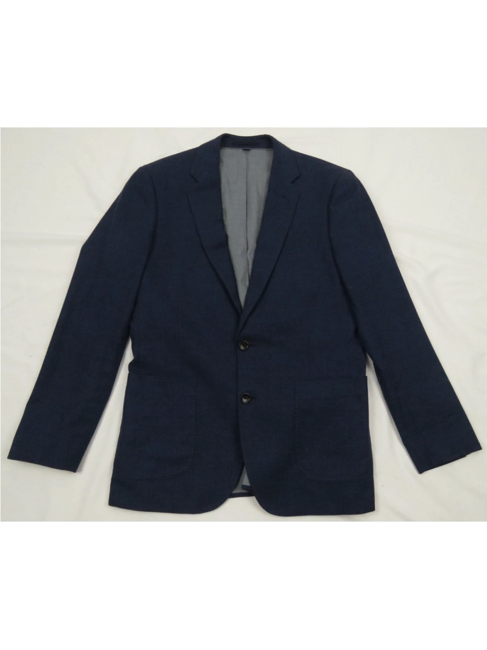 J Crew Linen Cotton Ludlow Slim Fit 2 Button Blazer Sport Coat Jacket 40 R